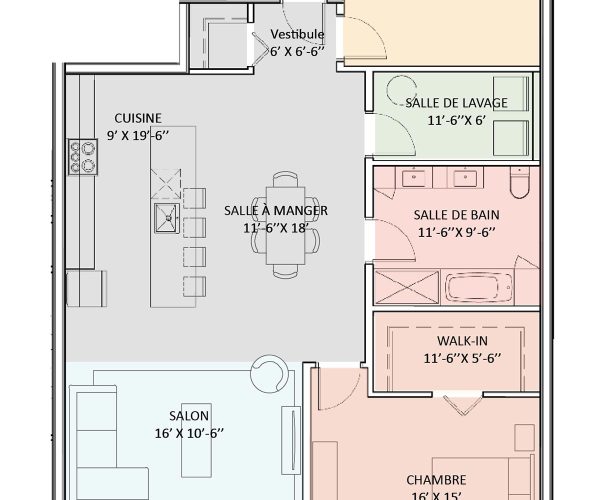 plan schéma du 50 rue nicholson